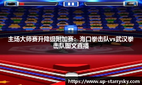 主场大师赛升降级附加赛：海口拳击队vs武汉拳击队图文直播